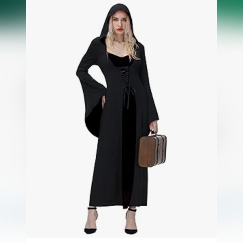 NANAMEEI Lace Up Front Hooded Dress Size XXL NWT
